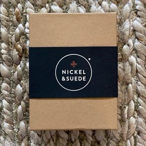 Nickel & Suede earrings